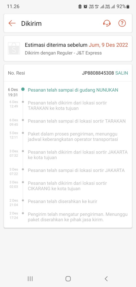 Kata_Deva's tweet photo. Barang gua kemana anjir.... capek bolak balik gerai... ga da semua... payah lu @jntexpressid https://t.co/TfOjpksJ9M