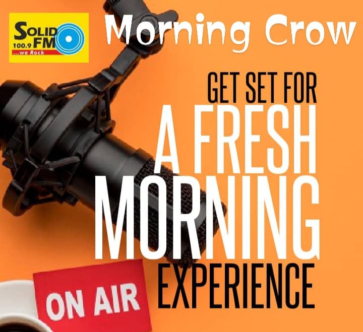solidfm1009's tweet photo. GOOD MORNING

It's #MorningCrow W// @dubbiecee x @Apetiechamz x @betapikin042 

#MorningMotivation: keep spreading positivity wherever you go.

#InternationalCivilAviationDay https://t.co/dXTV55Jr68