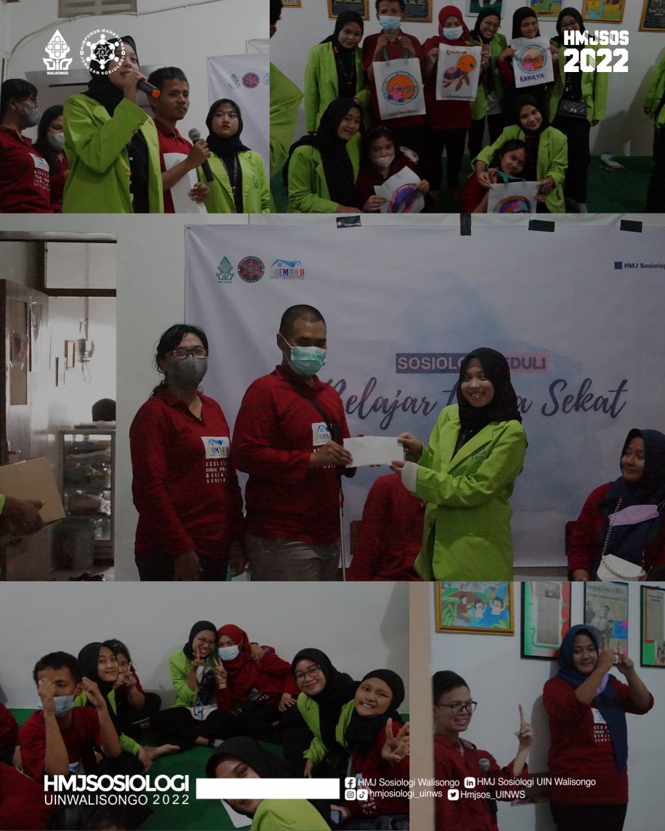 HMJSos_UINWS's tweet photo. [WEEKLY REVIEW]

Sabtu, 03 Desember 2022, telah terlaksana program kerja dari departemen Sosial Masyarakat (SOSMA) yakni Sosiologi Peduli yang berkolaborasi dengan komunitas Roemah Difabel dengan mengangkat tema “Belajar Tanpa Sekat”

#weeklyreview
#hmjsosiologi2022 #uinws https://t.co/LUIDtaiKMM