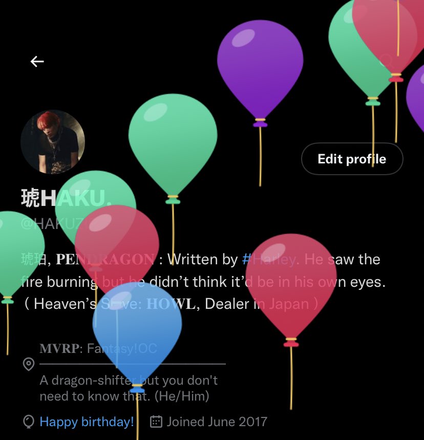 reumorse's tweet image. #Harley: It’s our birthday.