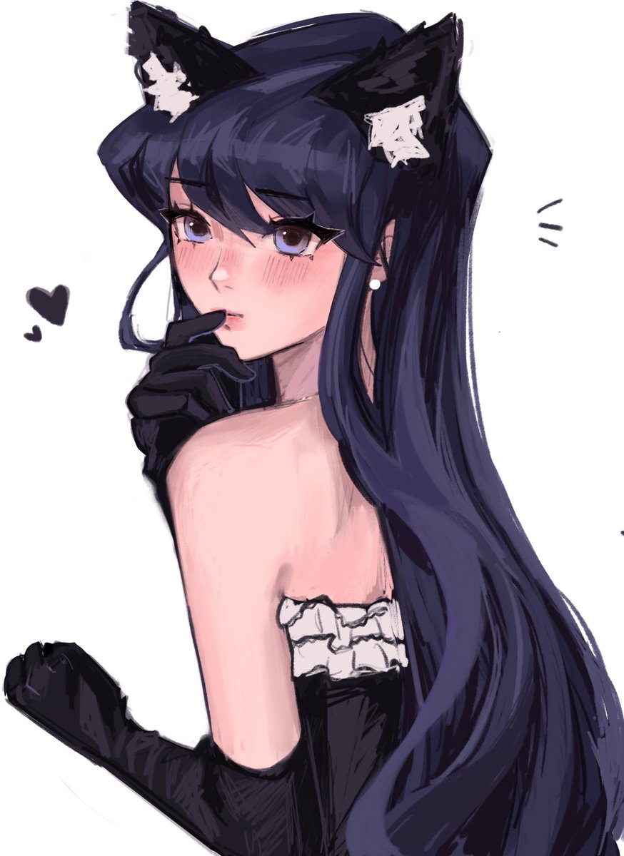 suirenzn's tweet photo. Cat girl Komi-san 🫶🫶 https://t.co/PlwfY7wkju
