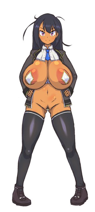 そういうの無しで一番伸びたのは搾乳バトルもの構想の褐色ちゃんだった https://t.co/YDlb27pfl7 