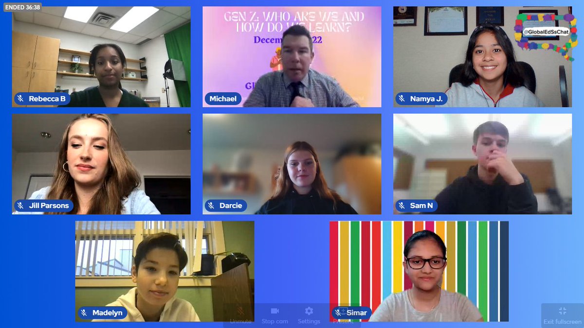 WonderNamya's tweet photo. December @GlobalEdSsChat was a fantastic discussion on #GenZ ✨
The only thing that #GenZ  asks for is 💪 motivation and support 🤝

▶️the thought provoking discussion of our student panelists and guests 
🔗 https://t.co/UnsKBRoMDu

Join the Slow Chat using  #GlobalStudentChat https://t.co/KIEL4g2AwO