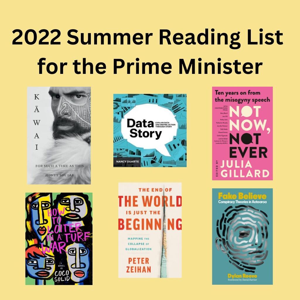 Yesterday we had privilege to attend and sell books at 2022 Summer Reading List for the Prime Minister launch with NZ Institute of Economic Research Inc (NZIER) . Part of their Public Good programme, that is aimed at promoting a better understanding of N… instagr.am/p/Cl2nI_4S74Q/