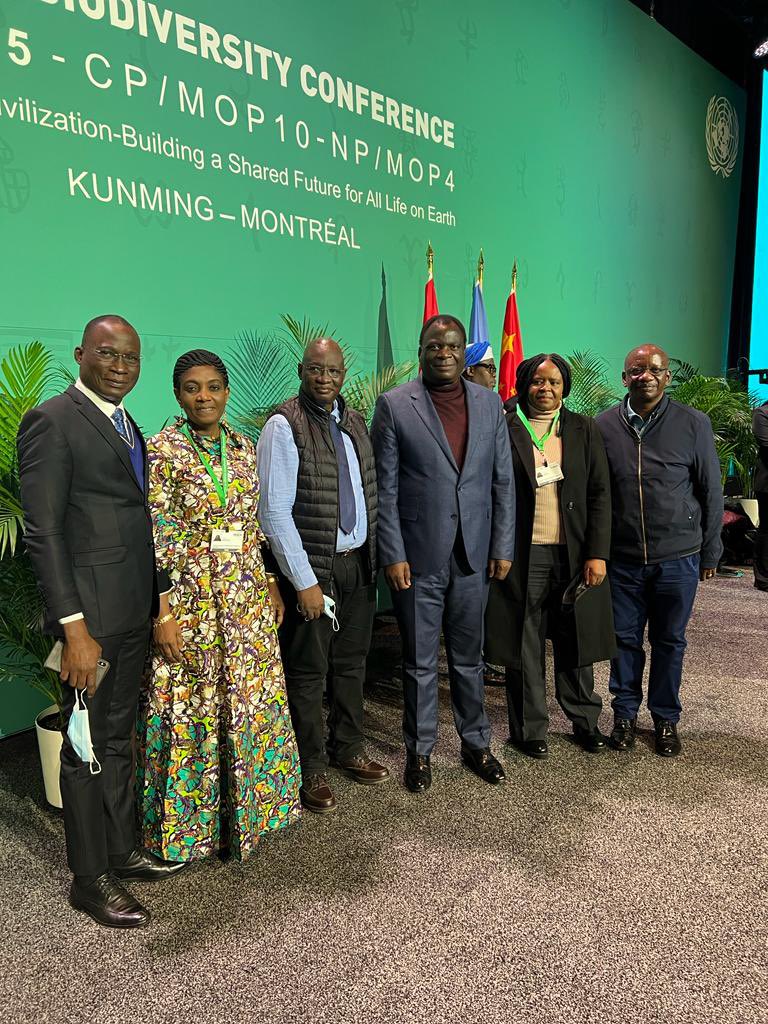 1 of 2: <a href="/NEPAD_Agency/">AUDA-NEPAD</a> delegation at the 15th meeting of the Conference of the Parties to the UN Convention on Biological Diversity (CBD) taking place in Montreal, Canada this month.