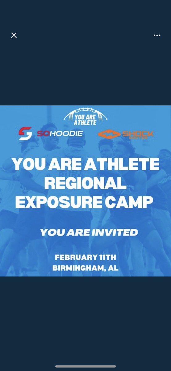 jacobwhite__4's tweet photo. Thank you @youareathlete for the invitation to their regional exposure camp! @ShockDoctor @RecruitGeorgia @CarsonAdams70 https://t.co/zHXQ5TxPkp