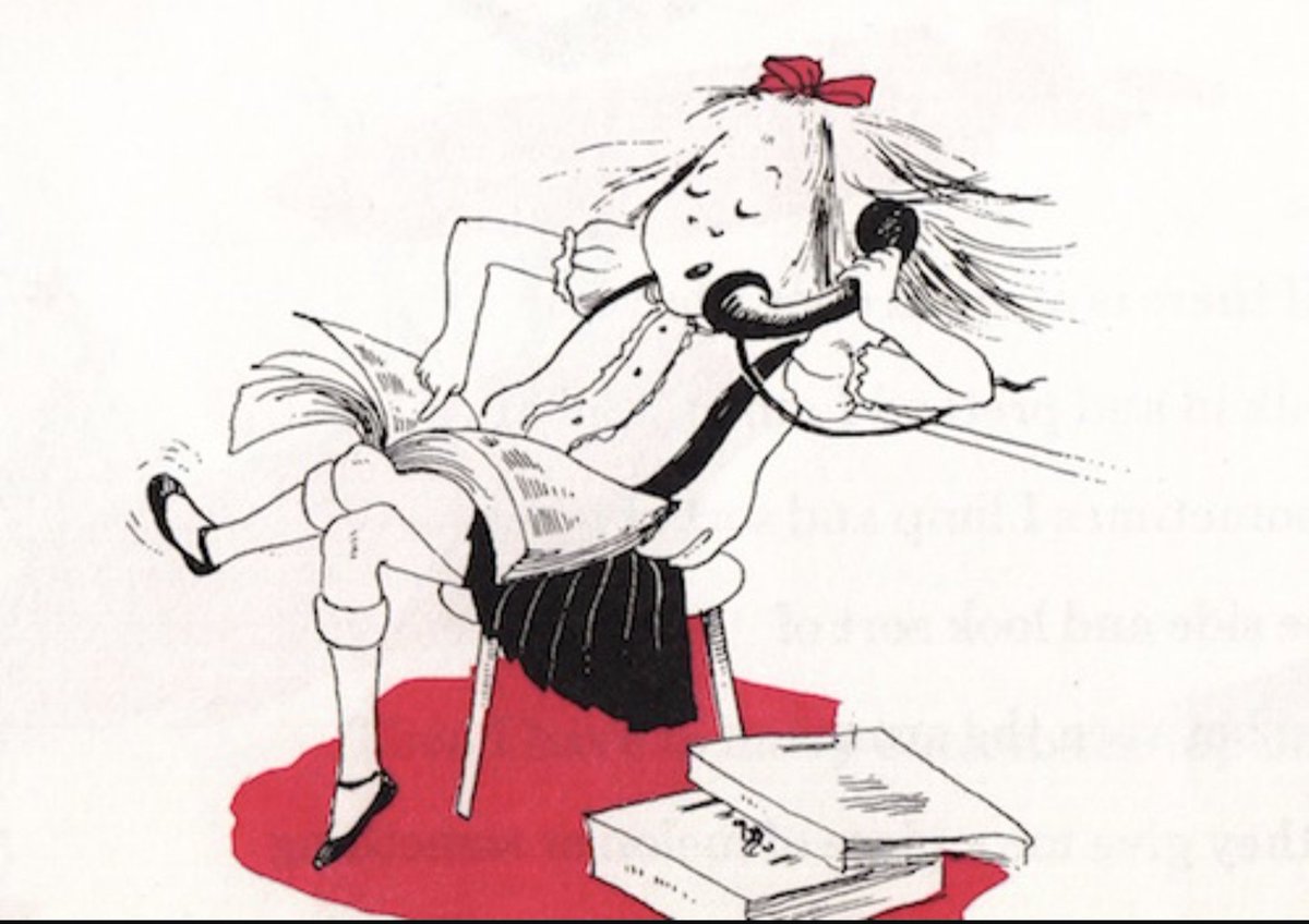 thenotoriousmeg's tweet photo. @mychal3ts Not sure how I'd choose which Eloise by @MrHilaryKnight is my forever mood. (Possibly thinking of a way to get a present.) Getting bored is not allowed. https://t.co/kJx94CFmrF
