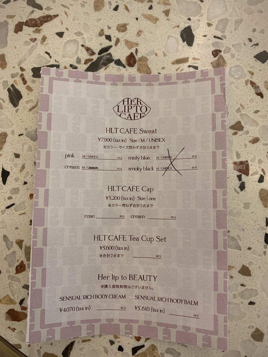 最大69％オフ！ HLT CAFE Sweat her lip to スウェット ピンク M