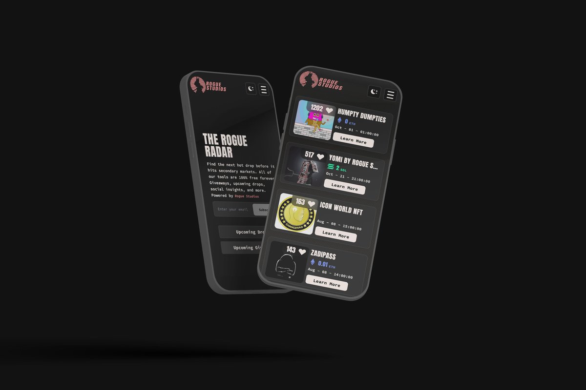 Ryber has just been added to Rogue Radar. Check them out here: radar.roguestudios.io/upcoming/63745… <a href="/Ryberofficial/">Ryber</a>