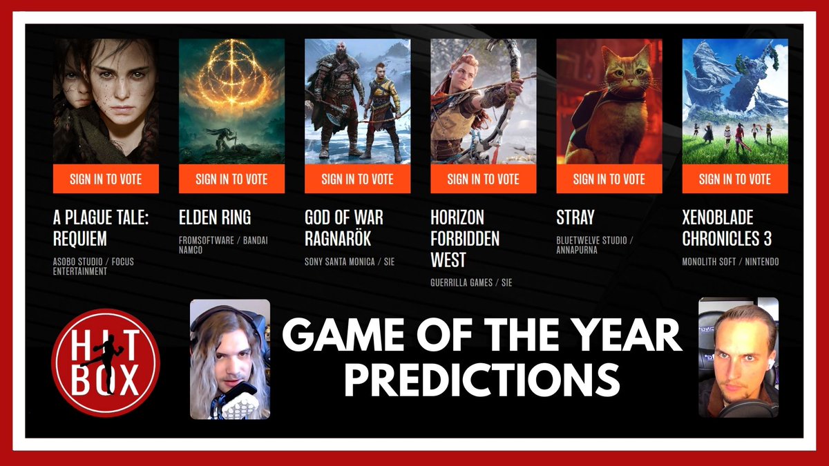 HitboxPod's tweet photo. We liked Stray....But is it the game of the year?!?! Justin and Peter discuss on today's Podclip!
https://t.co/6NramvEOIy
#hitbox #hitboxpod #podclip #gameawards #stray #cat #godofwarragnarok #eldenring https://t.co/Jq9yNZuwOl