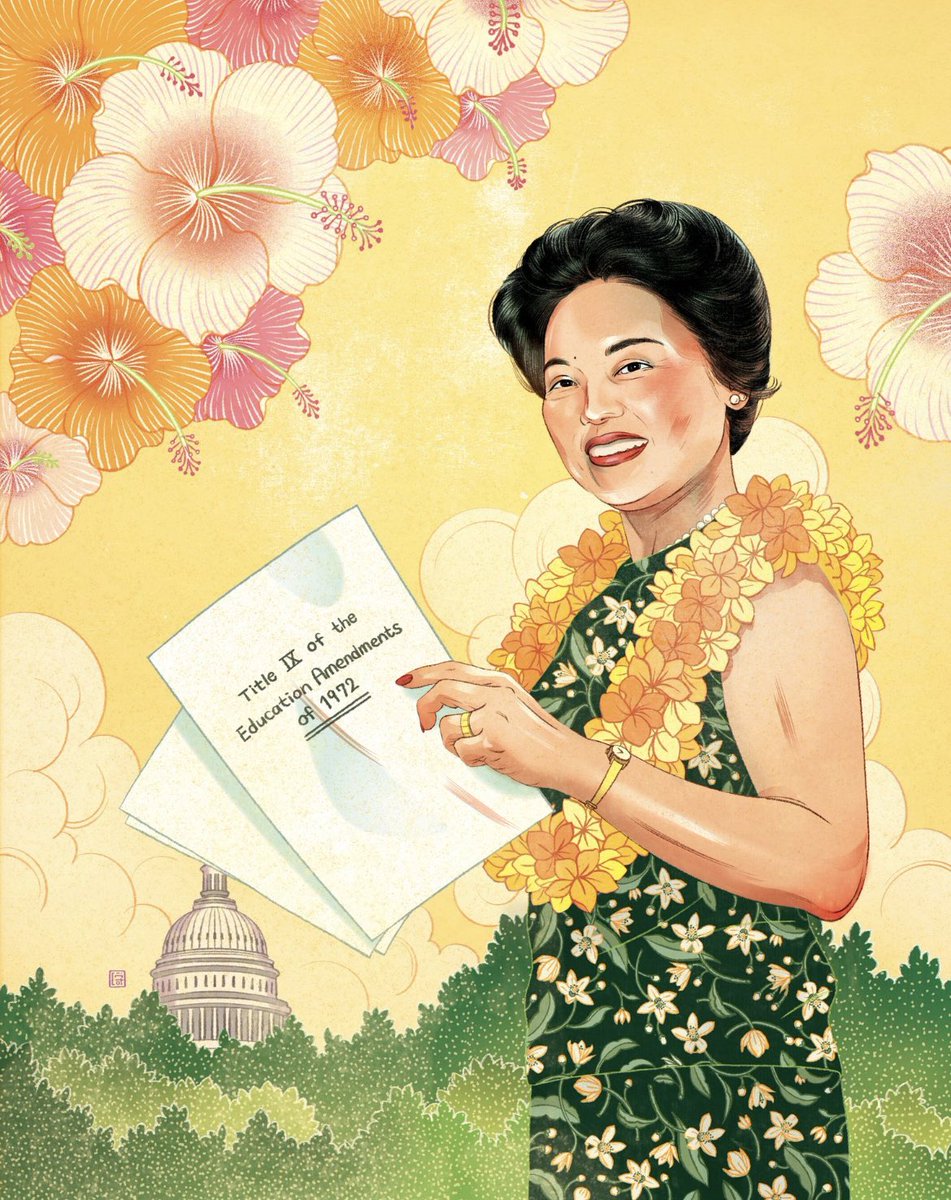 HBD Patsy Mink! 12/6/1927-09/28/2002
 
You grew up among the sugar cane fields in Hawaii, becoming the first female student president of your high school. As the first woman of color in Congress & spent 12 terms fighting against gender and racial discrimination.

- @veedabybee