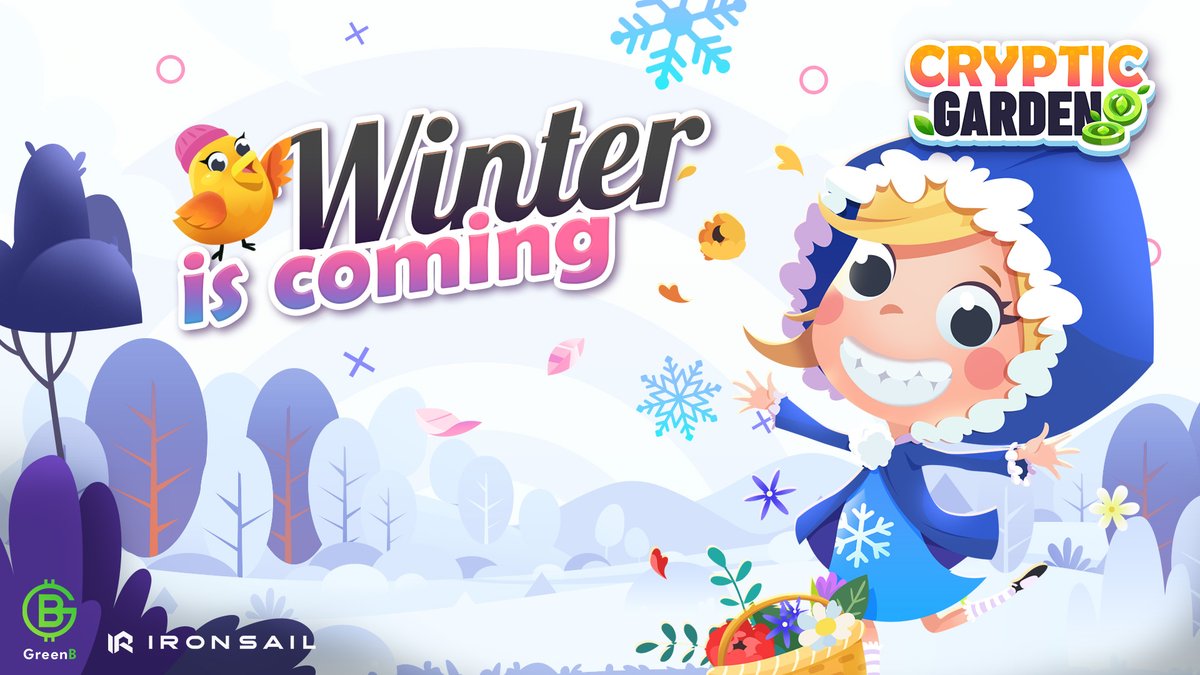 CrypticGarden_'s tweet photo. "WINTER IS COMINGGGGG

That means...Christmas is cominggggg!!

Let's make plans to be with our loved ones this upcoming holiday!
———
#CrypticGarden #Farmgames #CYGA #GameFi #Metaverse" https://t.co/FyM6raM8KY