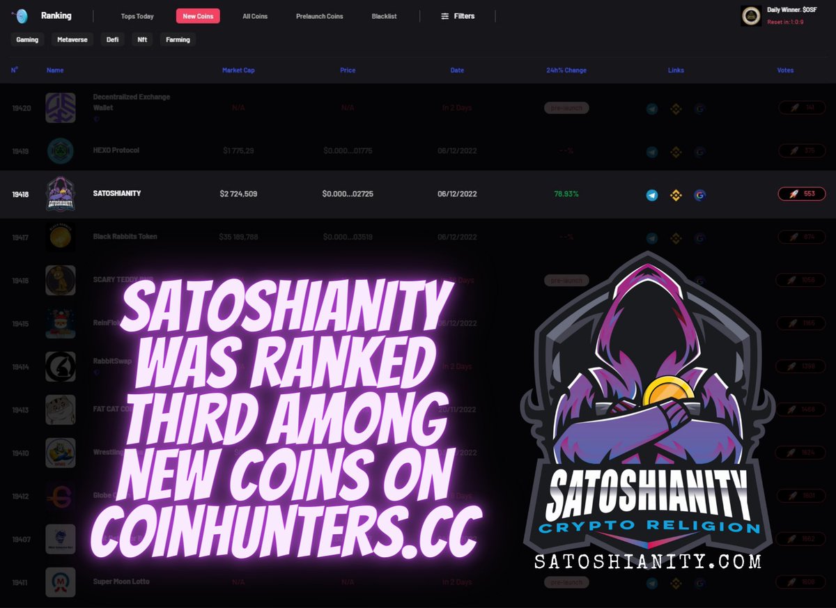 satoshianity's tweet photo. WE ARE BEGINNING EXPECT GREATER THINGS FROM SATOSHIANITY                                          #STY #Trending #famous https://t.co/QD6MAkPZHb