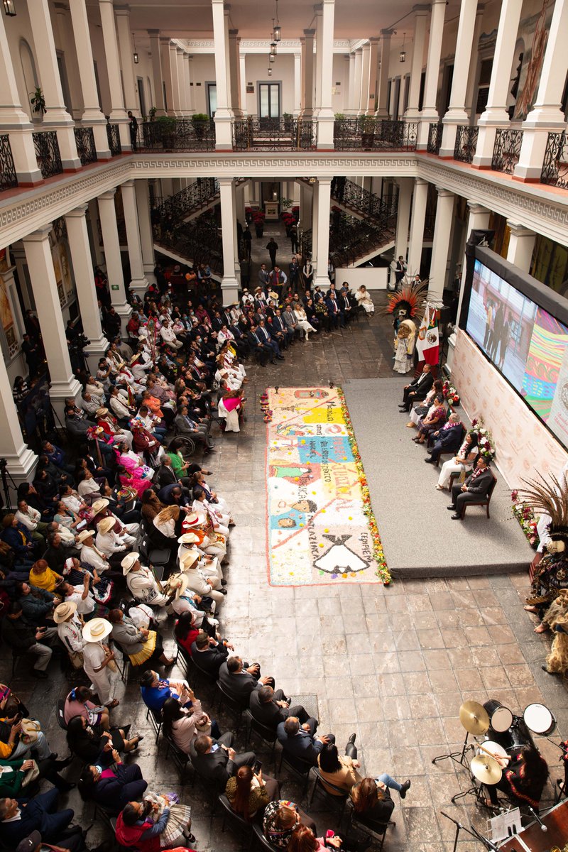 MagdoSodi's tweet photo. Un día magnífico. La participación de @RigobertMenchu, Premio Nobel de la Paz en la Presentación de resultados de consulta a pueblos originarios para incorporar la Sala de Asuntos Indígenas al @PJEdomex, impulsa a seguir transformando y visibilizando el interculturalismo jurídico https://t.co/Z3wIc7i0JA