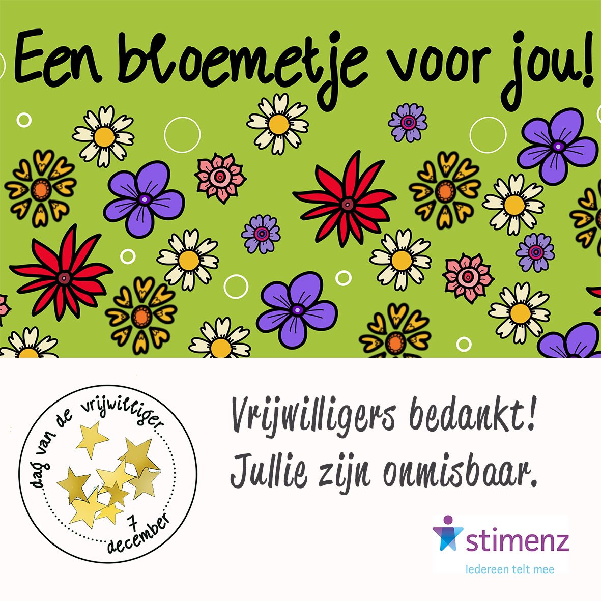 #dagvandevrijwilliger #vrijwilliger #bedankt #ertoedoen