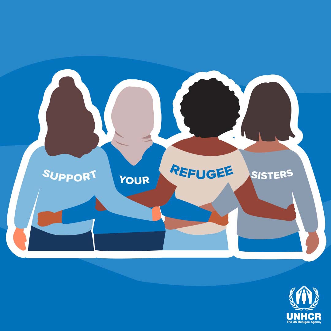 To every refugee woman and girl who
🔵 breaks barriers
🔵 smashes stereotypes
🔵 reaches for their dreams
🔵 demands justice
🔵 fights for human rights,
You inspire us every day.
We stand with you.