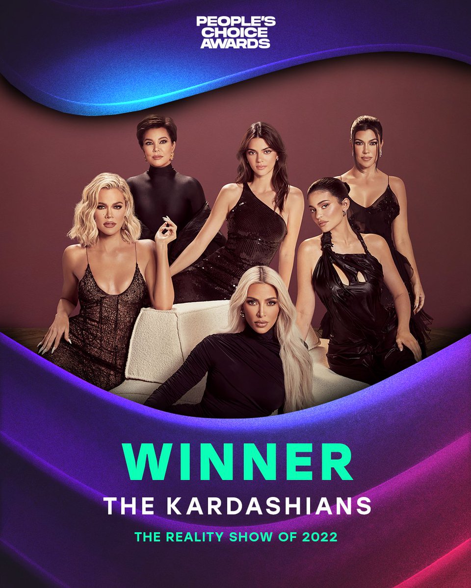 kardashianshulu's tweet photo. #TheKardashians has won the @peopleschoice award for #TheRealityShow of 2022. thanks to everyone who voted. 🤍 #PCAs https://t.co/29dlfEPAXA