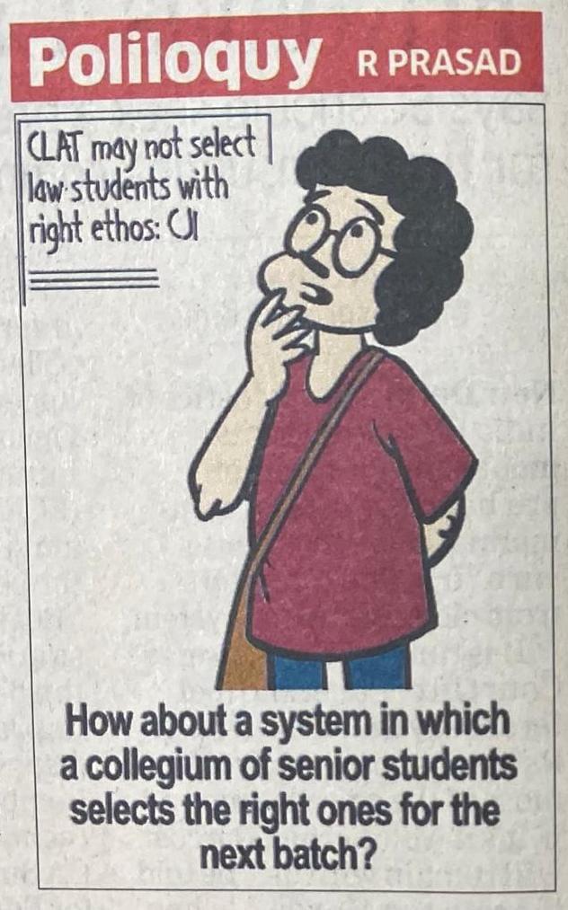 myvakil's tweet image. #collegiumsystem. #Poliloquy.
#Clat2022. 😜😜😜