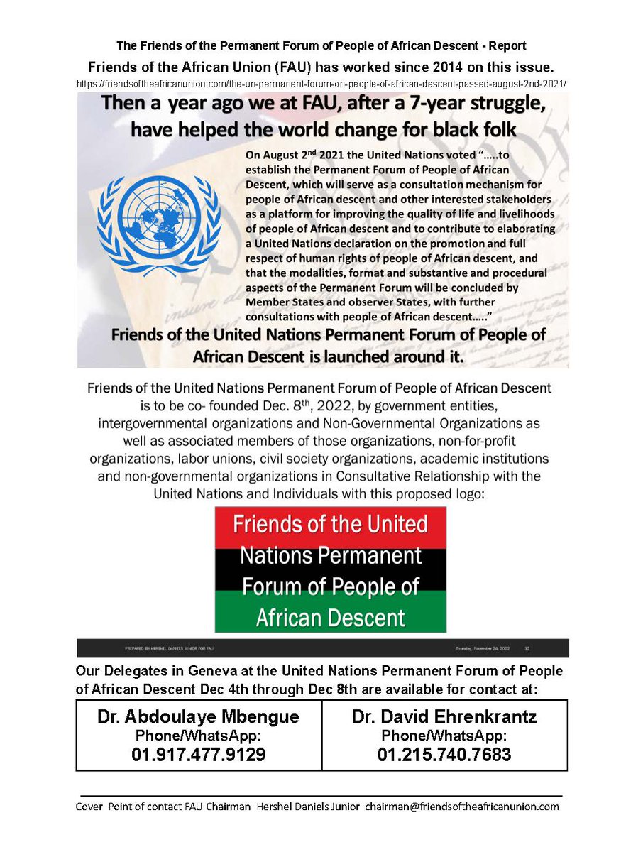 AfDiDi2063's tweet photo. @CommissarTumbu @PanAfricanOrg @Africaishome @DrFredMmembe @ThatBoyKhalifax @Sabatho7 @Nyayozamwafrika @rslafrica @JULAWATA @MichaelNeligwa @IssaShivji @MVIWATA I hope before you do you study the work done around the Permanent Forum of People of African Descent (#PfPAD) 1st session, the @UN_HRC #WGEPAD body of work and most importantly for us in #USA #EO13985. https://t.co/WXxlBA8E9I