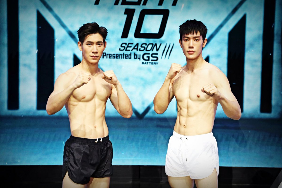 10Fight10's tweet photo. ความอึดไม่แพ้ความหล่อของซัดจนเลือดสาดบนสังเวียนจริง!!!
.
🥊คู่ที่ 8 #ป๊อปปี้รัชพงศ์  ชั่งได้ 69.5 kg.  VS #เกรทสพล ชั่งได้ 71.1 kg.
.
📍 จัดหนัก! คืนนี้ ถ่ายทอดสด เวลา 20.05 น. 
#10Fight10Season3  
#10Fight10PresentedbyGSBATTERYSS3
#WorkPoint 
#Workpoint23 
#เจมีดี 
#GSBATTERY https://t.co/BThUsGy0dE