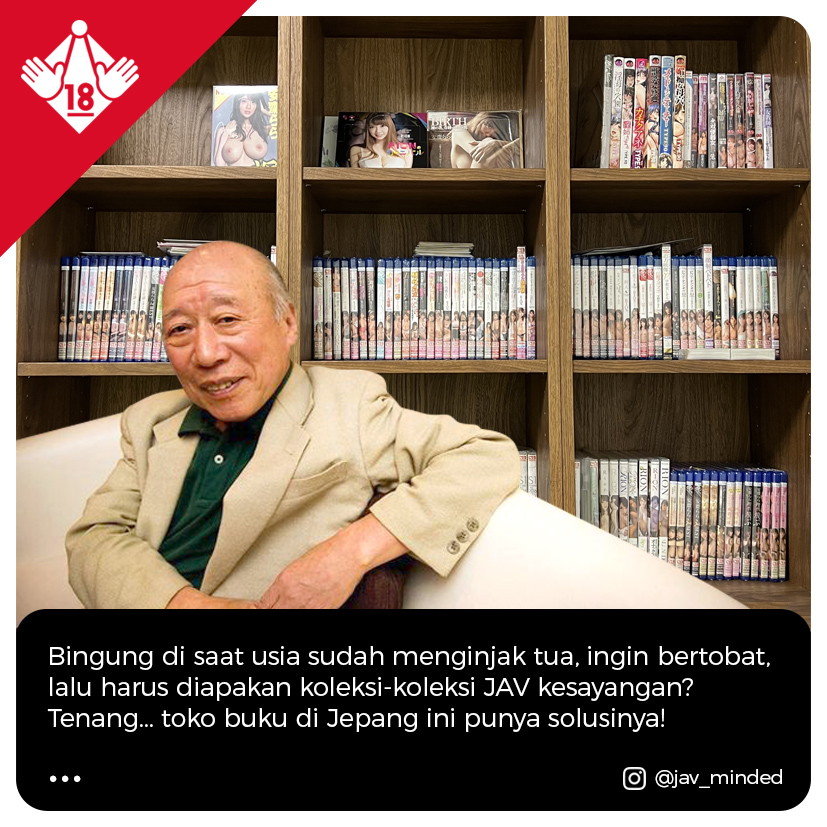 javminded's tweet photo. Dikutip dari The Asahi Shimbun, toko buku Tone Shoten di Jepang siap menampung dan membeli kembali koleksi film-film DVD JAV yang ingin dibuang pemiliknya, yang mayoritasnya adalah para lansia berusia 65 tahun ke atas.

#JAVminded
#ToneShoten https://t.co/8SYyvFKneG
