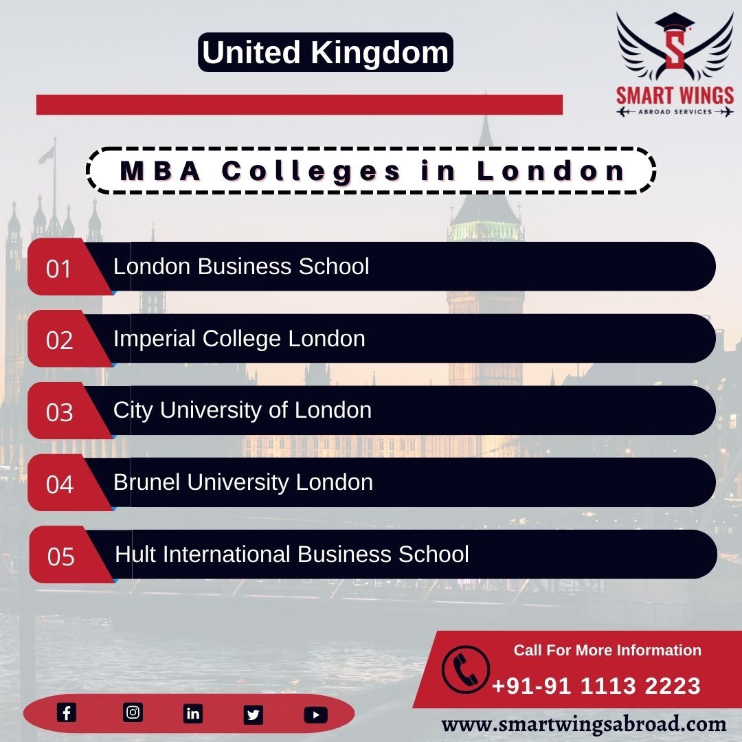 Are you looking for MBA Colleges in London?

Here's the list of 5 Colleges.

If you need admission assistance in these colleges, then we are just a call away.

𝗖𝗮𝗹𝗹 𝗨𝘀: +91-91 1113 2223

#educationconsultant #overseaseducation #studyuk #MBAinuk