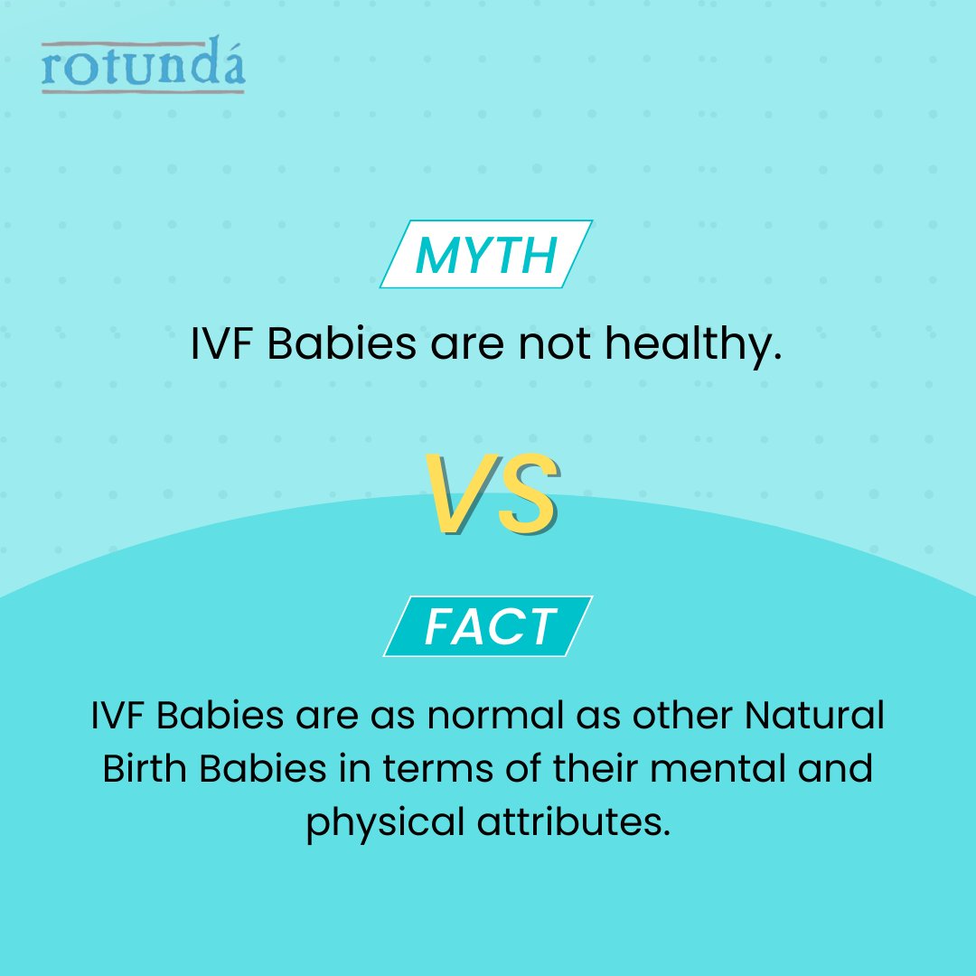 RotundaIVF's tweet photo. IVF Babies are as normal as other Babies. IVF babies are as healthy as other babies. Follow us for more interesting facts.
.
.
#IVFFacts #DidYouKnow #RotundaIVF https://t.co/czq7SJSgaA