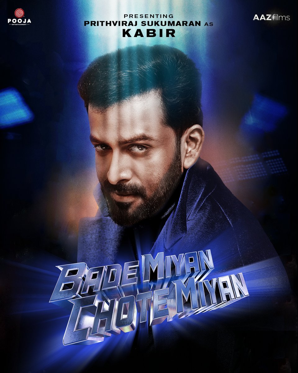 The #BadeMiyanChoteMiyan family just got bigger and how!
Welcome on board this crazy action rollercoaster, @PrithviOfficial . 
Let’s rock it buddy!