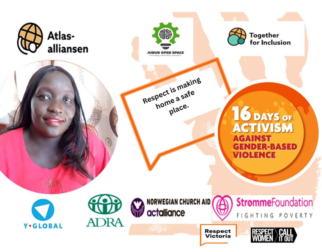 Ceasar5Nancy's tweet photo. Respect begins at home. 
 
Building equal relationships in our homes helps prevent violence against women, and role model healthy and respectful relationships for children. 

 #StopViolenceagainstwomenandgirls #16daysofactivism #16days #Together4Inclusion #SouthSudan
#SSOT https://t.co/O30BBzSzkq