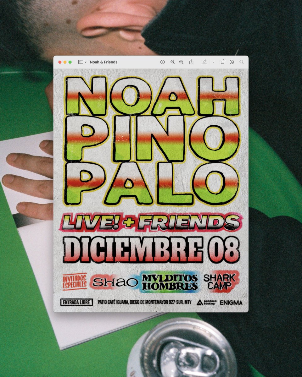 🚨 SORPRESA 🚨
ÚLTIMO SHOW DEL AÑO MAÑANA EN CAFÉ IGUANA CON VARIOS DE NUESTROS AMIGOS TALENTOSOS!
8:30 P.M.