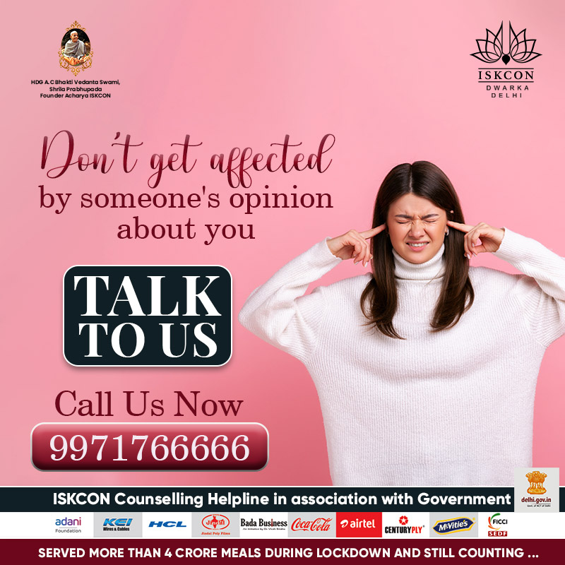 ISKCON_Dwarka's tweet photo. It's your life and you should have full control over your life. If anxiety is what you feel taking over your life, talk to us.
Call us now - 9971766666
#IskconDwarka #ISKCON #Dwarka #iskcontemple #iskcondesiretree #harekrishna #lordkrishna #counseling #counselinghelps https://t.co/uLMbwnFdMc