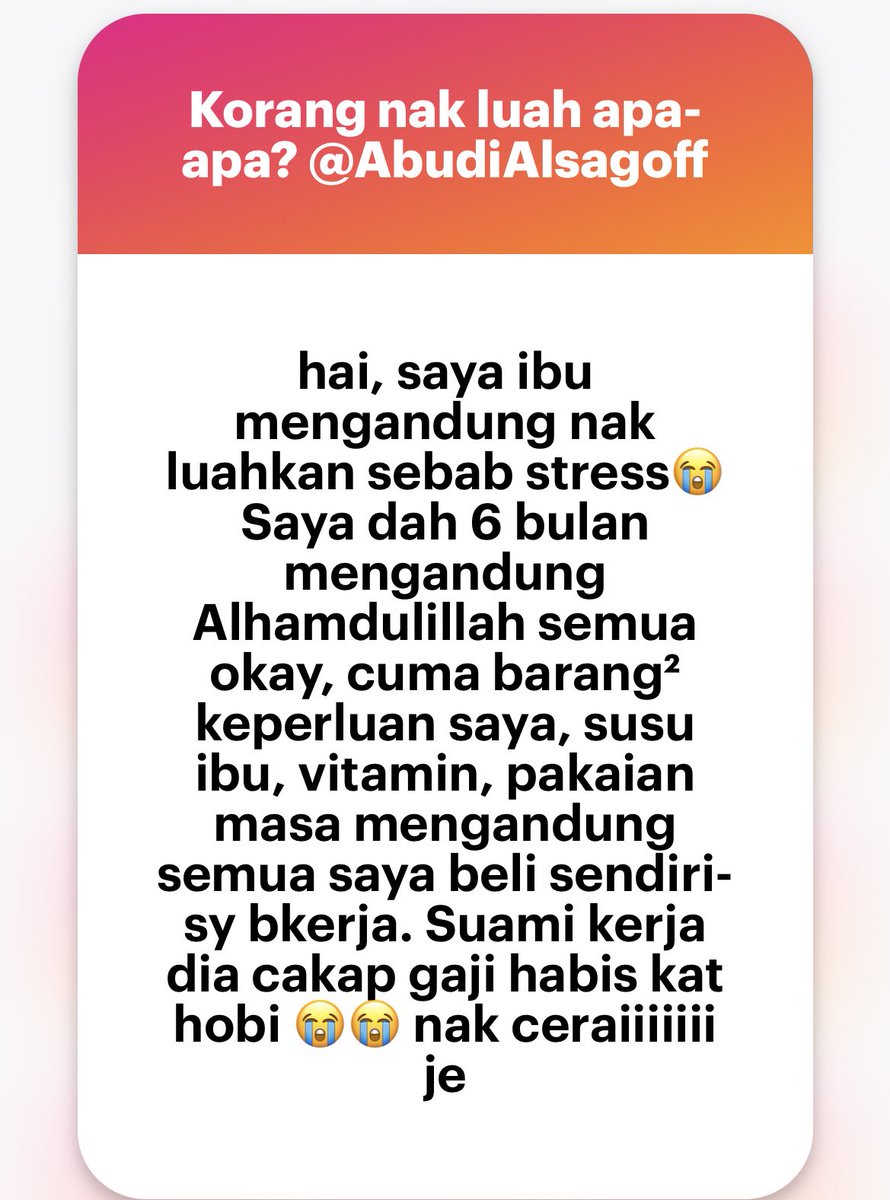 Sis tunjuk je lah tweet ni kat dia, tanya anak dalam kandungan tu anak kucing ke anak dia??? Please jangan ambil ringan tentang pregnancy wife korang, just because