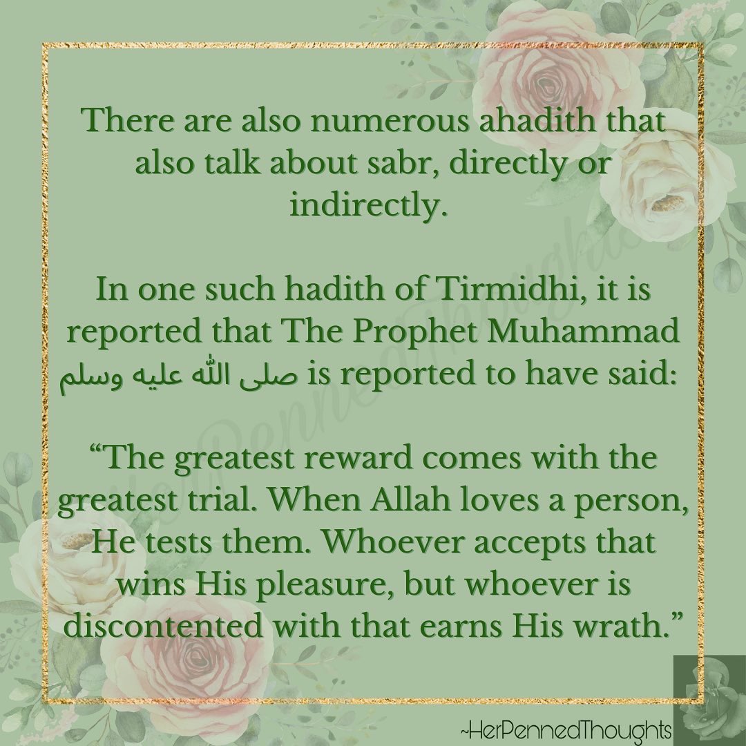 herpennedwords's tweet photo. #herpennedthoughts #sabr #patience #perserverance #islam #islamicpost #dailyhadith #hadithoftheday #quran #quranverses #quranquotes #verseoftheday #quranicverse #allah #prophetmuhammadﷺ #dua #reminder #islamicreminders #friendship #hereafter #aakhirah #deen #deenoverdunya https://t.co/NluQ1xM4Hk