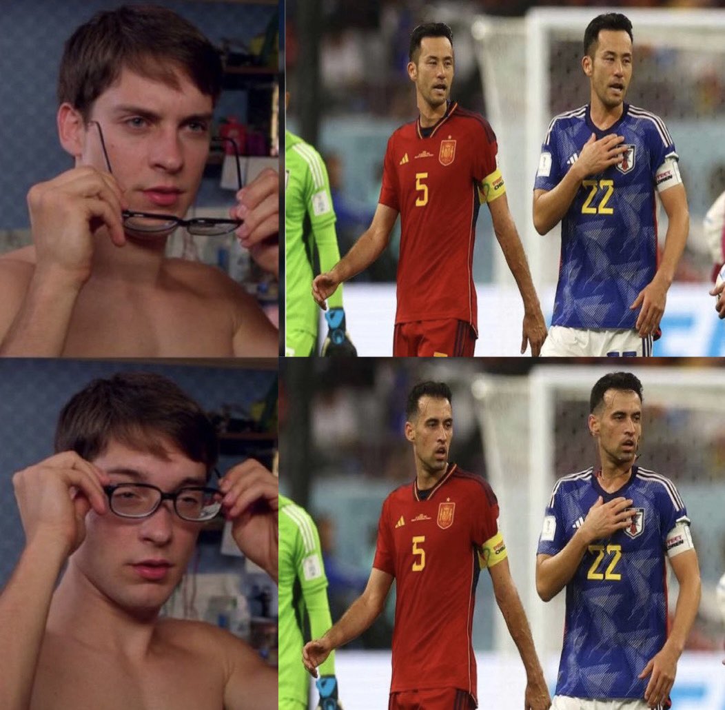 トワイライトなけい on Twitter "Busquets y Yoshida 2"