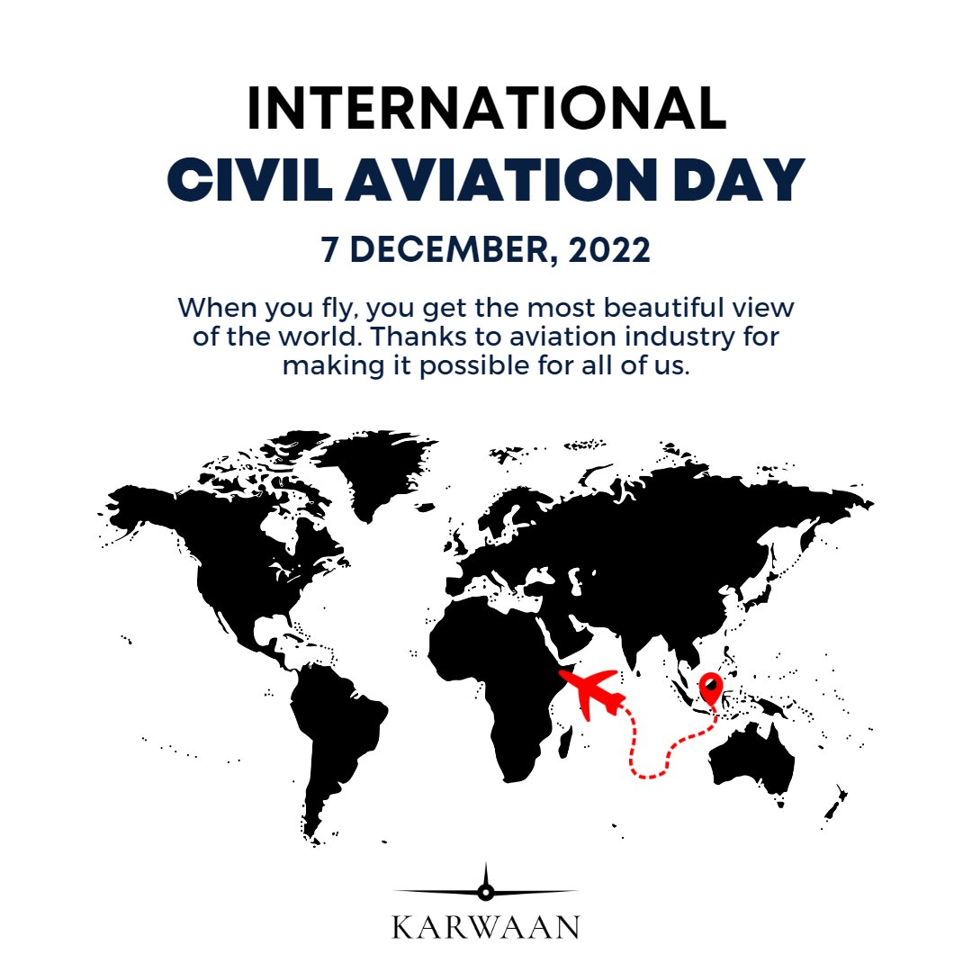 karwaan_air's tweet photo. Wishing a very Happy International Civil Aviation Day to all. It is something that connects the world and brings all of us close.
#businesstravel #charter #worktravellife #worktravel #luxurylife #millionairelifestyle #privateaviation #privatejetlife #civilaviation https://t.co/1bzGhycuoy