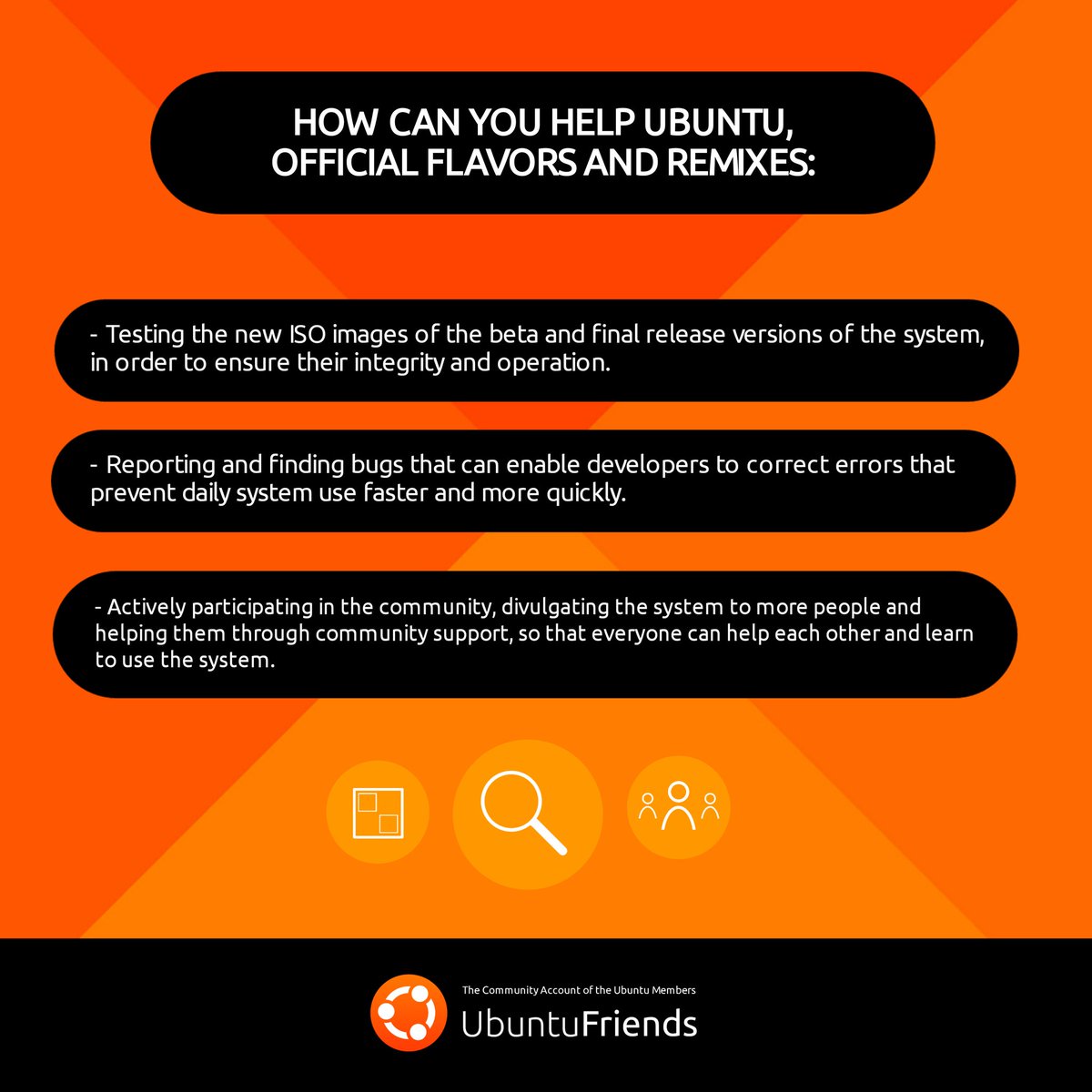 We have a new look and to celebrate this change, we give you the tips how as a user can help Ubuntu, official flavors and remixes. 💖

#ubuntu #linux #tips