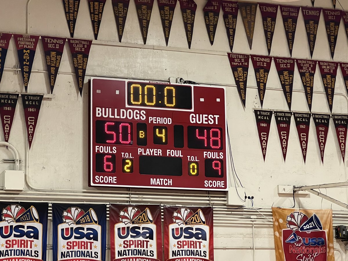 The Dawgs ended the game on an 11-2 run through the 4th Quarter to eke out a 50-48 win over Tam. Gio Brovelli rained in 25 pts with 3 treys, and Marcos Tolliver added 8 pts, 7 rebounds and 3 blocks along with 2 big free throws late in the game. #MarinHoops <a href="/marinij_sports/">Marin IJ Sports</a>