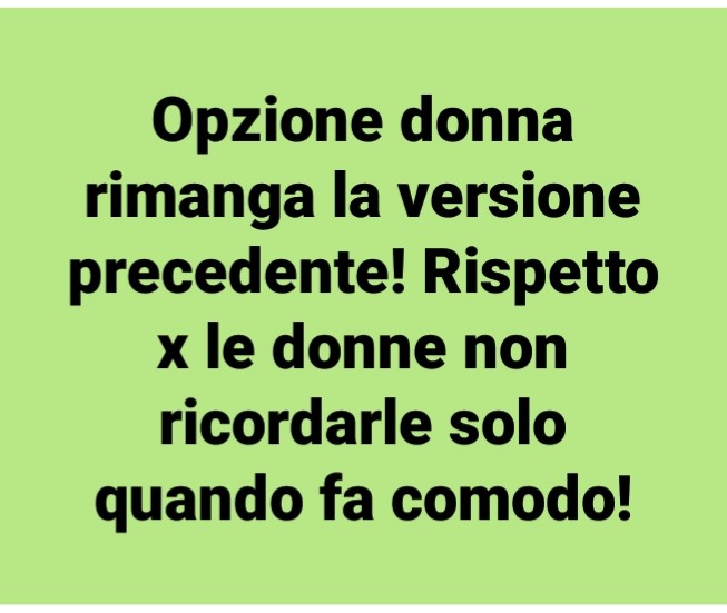 ciolansia's tweet photo. Aiutateci a far capire a questi di questo #GovernoMeloni che, #opzionedonna senza paletti e com'era in origine,è una necessità alla legge Fornero: @cgilnazionale @UILofficial @CislNazionale @SenatoStampa @Montecitorio: https://t.co/7JUGLefOyx