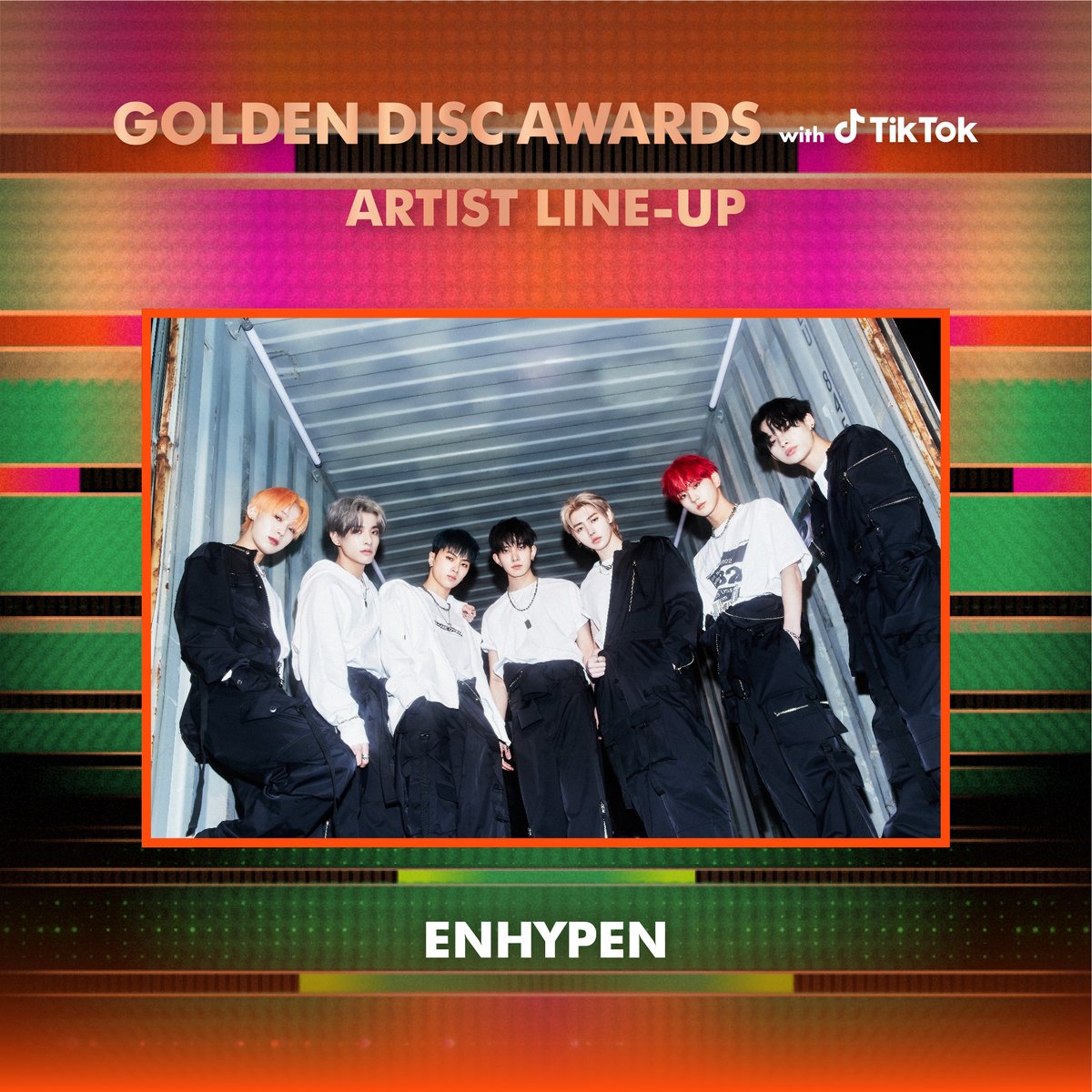 1st Artist Lineup Announcement. Please welcome #ENHYPEN who will join the 37th #GDA ! #골든디스크어워즈 #goldendiscawards #골든디스크 #goldendisc #gda #artistlineup #엔하이픈