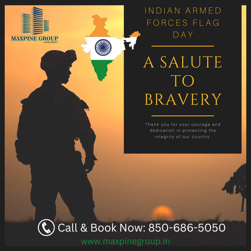 maxpinedevloper's tweet photo. The Armed Forces Flag Day is a day to remember the bravery, courage and sacrifice of our armed forces. #HappyArmedForcesFlagDayFor Book Your Premium Residential Plots &amp; Farmhouse Land Call Now: 850-686-5050. For more info visit: https://t.co/ItPAFmBy1V
#HappyArmedForcesFlagDay https://t.co/wzR62LS2qb