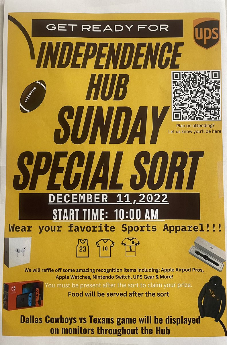 Independence Twilight let’s show up and show out this Sunday. Be sure to scan the QR code on flyers throughout the hub to register.