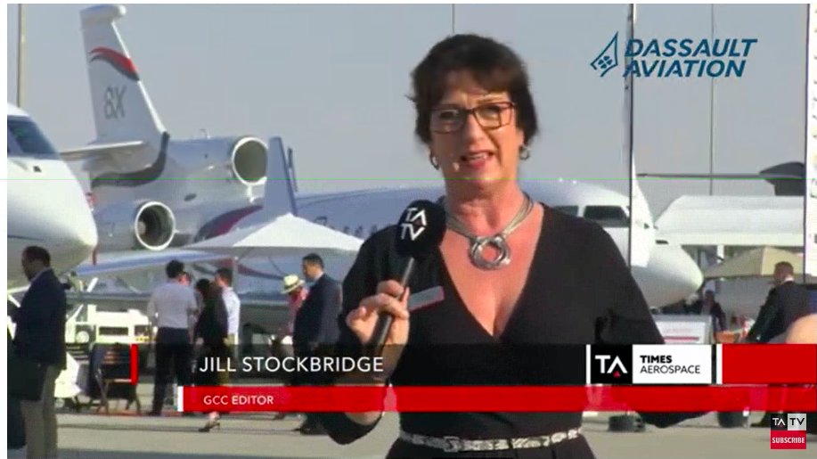 TimesAerospace's tweet photo. TATV correspondent Jill Stockbridge gives her take on booming business aviation scene as the MEBAA Show opens in Dubai.
@MEBAAshow Day 1 round-up, brought to you with the support of @Dassault_OnAir: https://t.co/X9AUDrx0Fu
#businessaviation #aviation #aircraft #mebaashow #tatv https://t.co/14d8Z40z5r