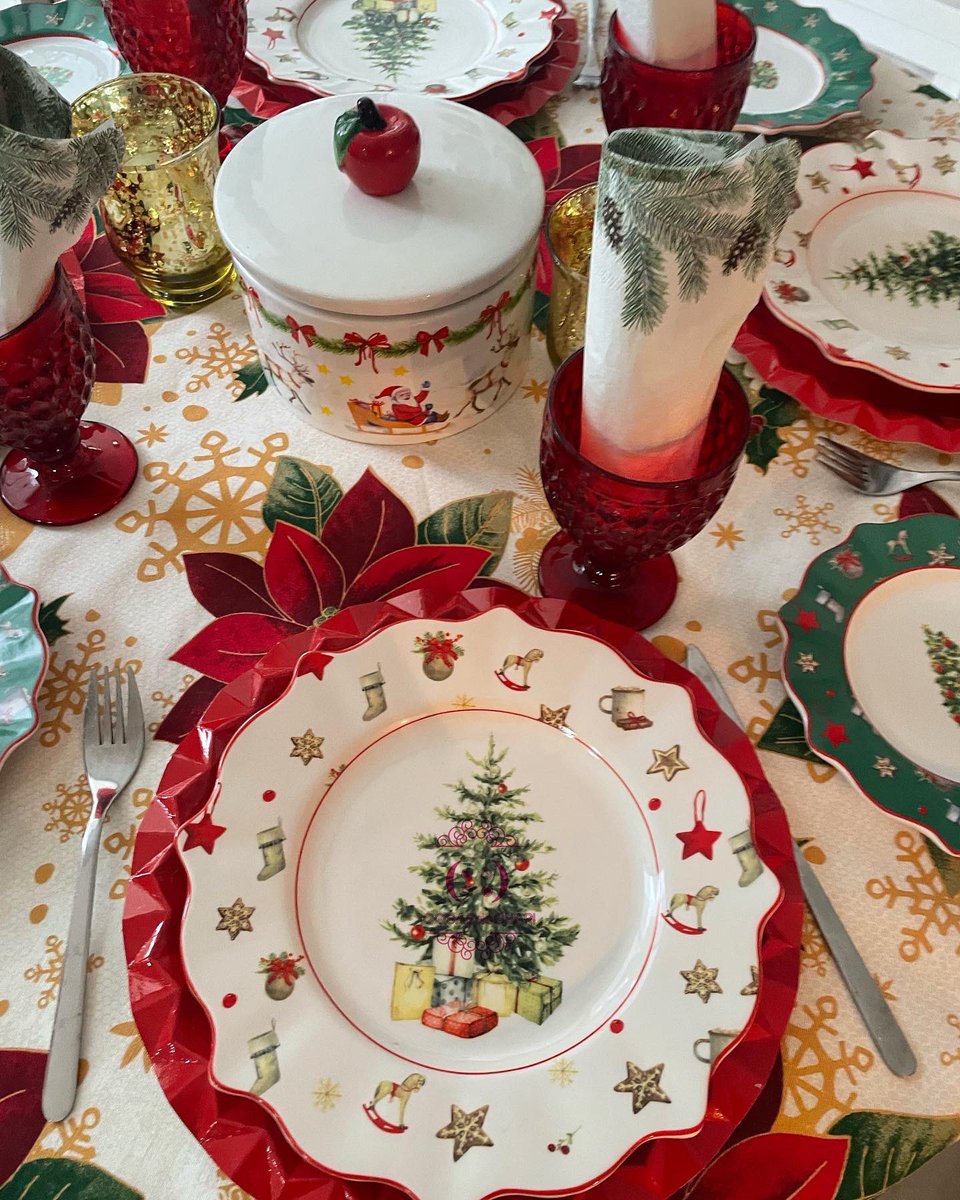Mi propuesta de mesa navideña. 😊🎄