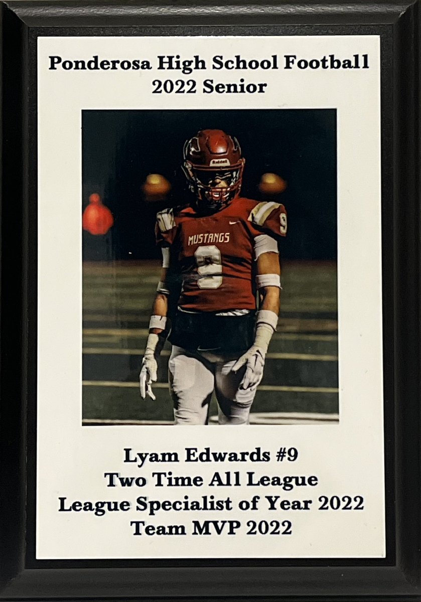 Thankful for the awards tonight… happy to receive:                                     1st team all league CB                                Ponderosa varsity team MVP                         4A metro league specialist of the year <a href="/_pondofootball/">Ponderosa Football 🐴</a> <a href="/JaronCohen1/">Jaron Cohen</a> <a href="/Scotty_G6/">Scotty Gange</a> <a href="/CHSAA/">CHSAA</a>