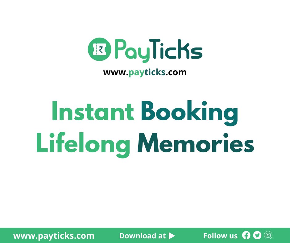 payticks's tweet photo. Payticks = Instant Booking✅ + Lifelong Memories.💚
#lifelongmemories #instantbooking #creatinglifelongmemories #instantbookings #createlifelongmemories #capturinglifelongmemories #ticketbooking #InstantBookings #busbooking #busbookingapp #busbookingoffer #busbookingonline https://t.co/TjQAffucgc