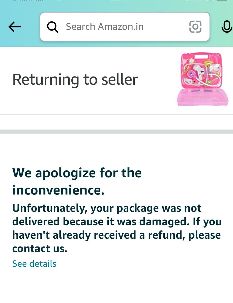 Upma_Arora21's tweet photo. @amazonIN here.The representative says you should have called earlier and I am now making another replacement request. So in total how many days I need to wait for that refund. Cause in last 10 days the parcel is not picked up for even return.let alone the refund process. https://t.co/MyzXIq9PS0