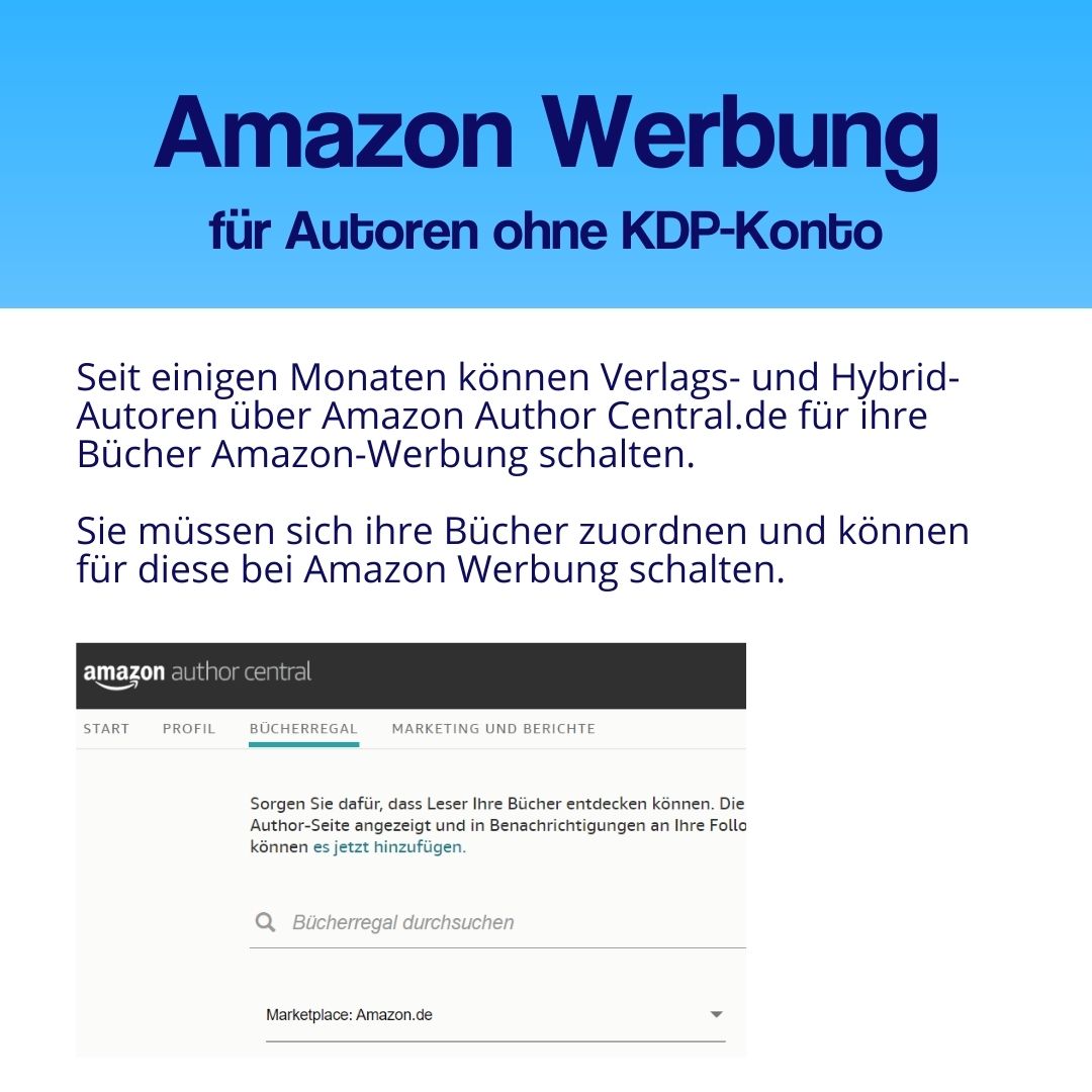 Hast du die Updates bei Amazon aus den letzten Monaten mitverfolgt und nutzt du sie schon in deinem Marketing?

#buchwerbung #amazonkdp #amazonselbstverleger #buchautoren #selbstverleger #autorencommunity #buchvermarkten #bücherschreiben