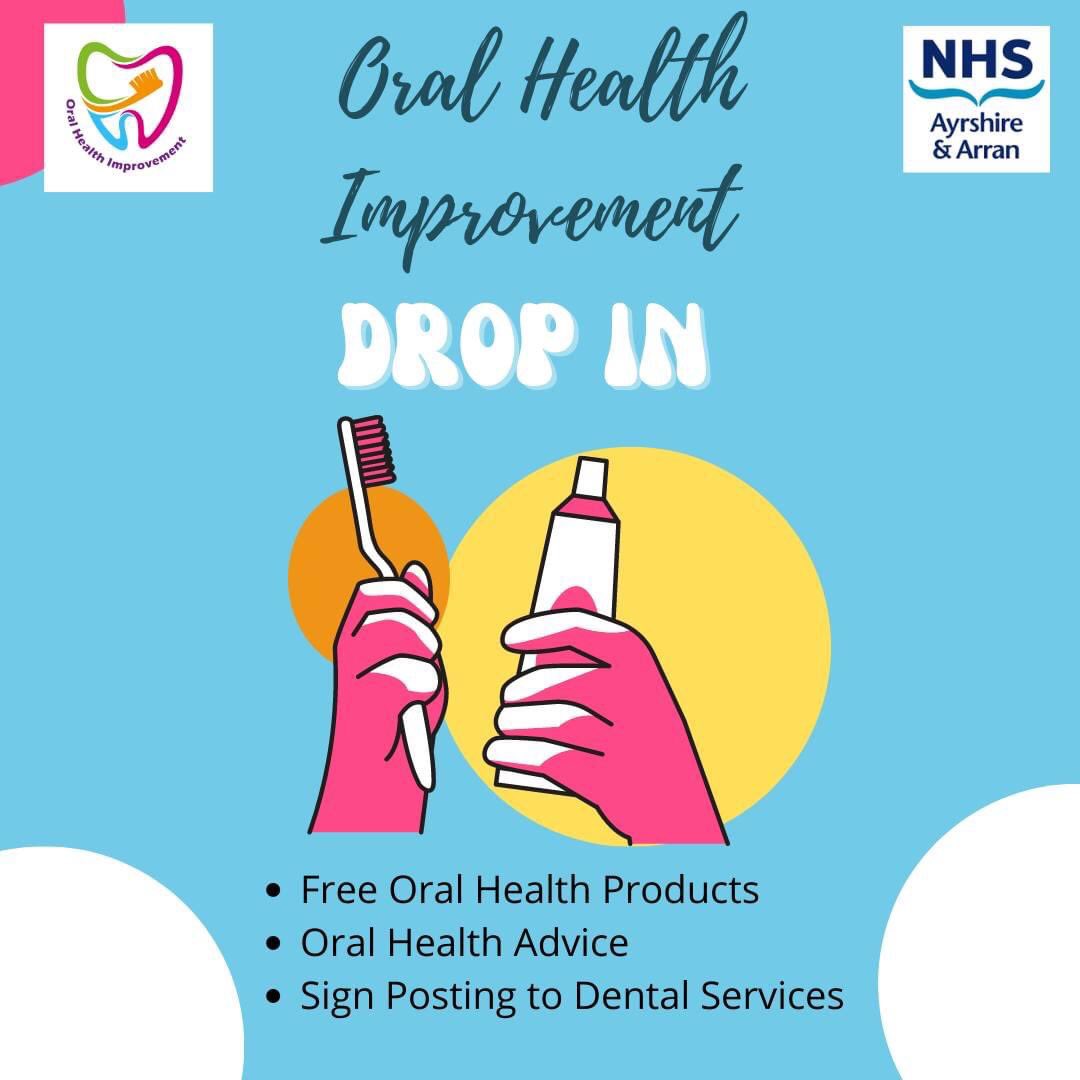 Fiona and Frances will be at Riverside Community Trust, Care and Share in Ayr this afternoon! Come and chat to us 😁🦷👍🏼

#dentalhealth #oralhealthimprovement #oralhealth #OralHealthTips #smileforlife