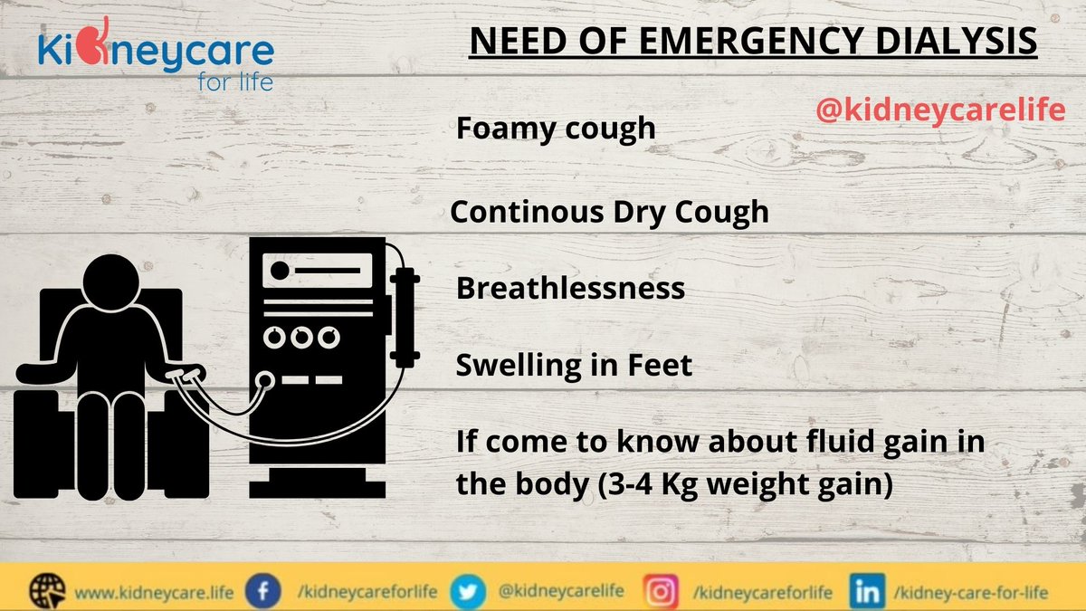 #Winters are Here !! #dialysis patients need to take more care. Some symptoms will alarm for the need for emergency dialysis. #kidneycarelife #kidneyhealth #nephrology #kidneyawareness #renalhealth #bloodpressure #diabetes