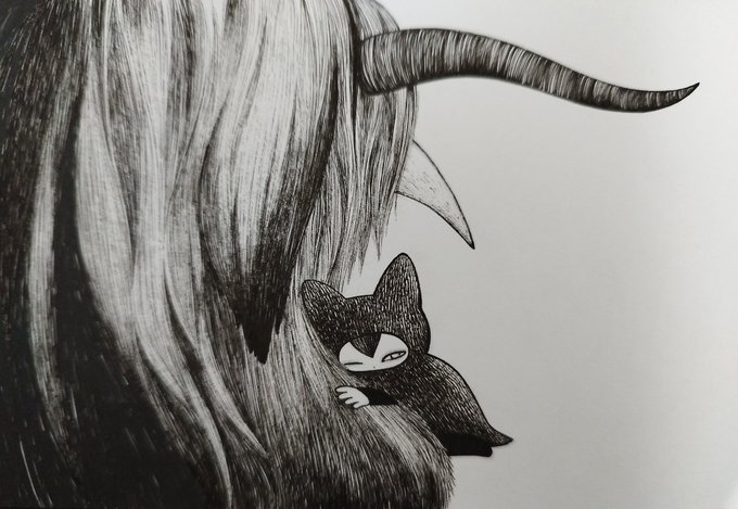前描いた絵。探し物してたら出てきた。 